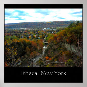 ITHACA NEW YORK GORGE poster