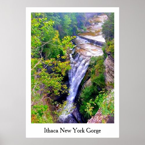 ITHACA NEW YORK GORGE  POSTER