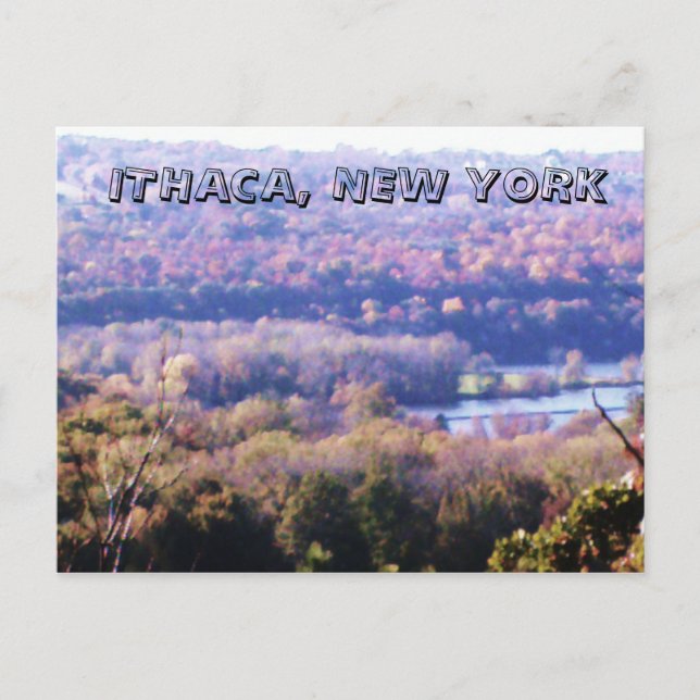 ITHACA, NEW YORK postcard (Front)