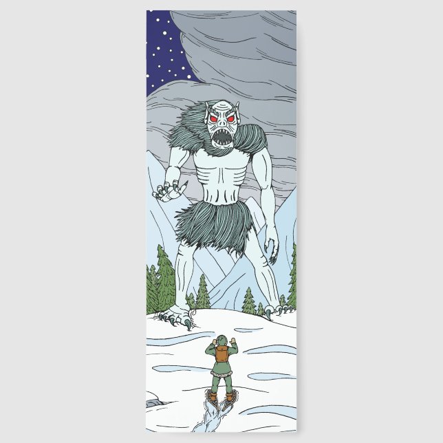 Ithaqua Weird Horror Art Bookmarks (Front)