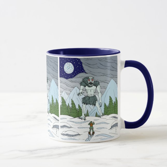 Ithaqua Weird Horror Art Mug (Right)