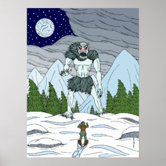 Ithaqua Weird Horror Art Poster