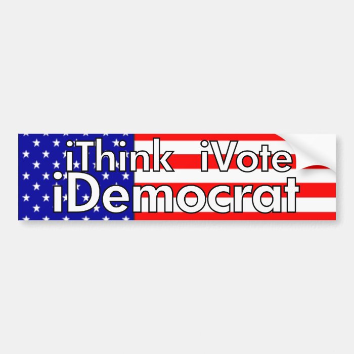 iThink iVote Bumper Sticker