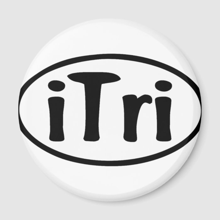 iTri Oval Magnet