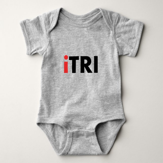iTri Triathlon Baby Bodysuit (Front)
