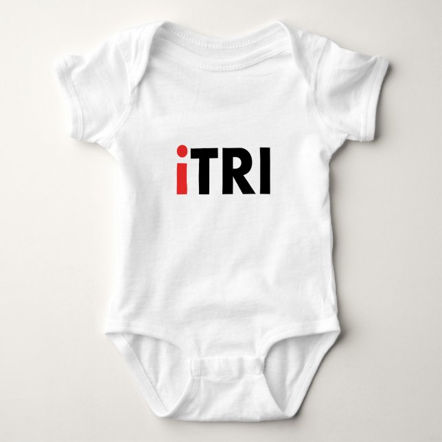 iTri Triathlon Baby Bodysuit (Front)