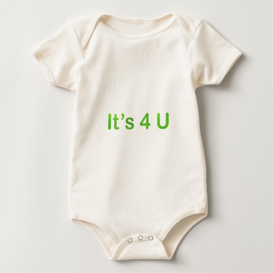 its 4 u baby bodysuit