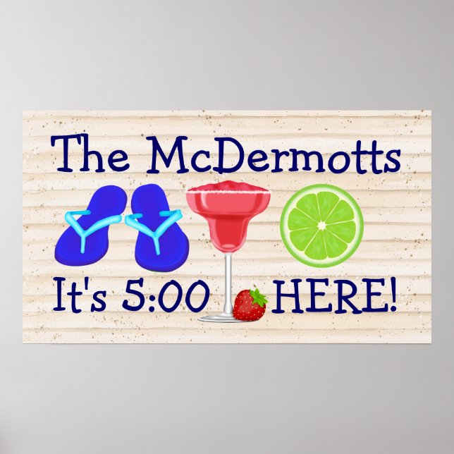 It's 5:00 Here Poster (Front)