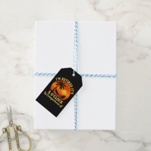 It's 5 O'Clock Everywhere Retired Tropical Summer Gift Tags