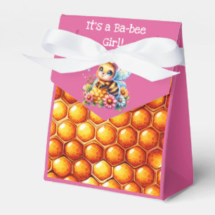 It's a Ba-bee Girl! Baby Shower Favor Boxes