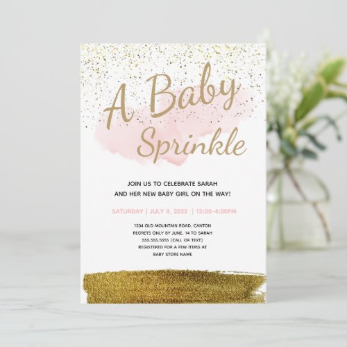 Its A Baby Announcement Sprinkle Party
