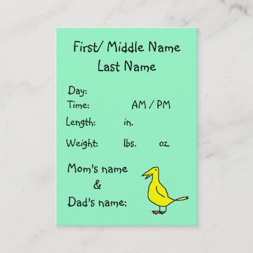 Its A Baby _ birth announcement _ template