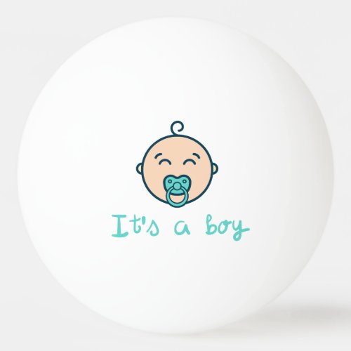 Its a baby boy ping pong ball