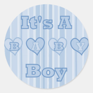 Its A Baby Boy Sticker