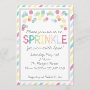 It's a Baby Sprinkle! Baby Shower Invitation