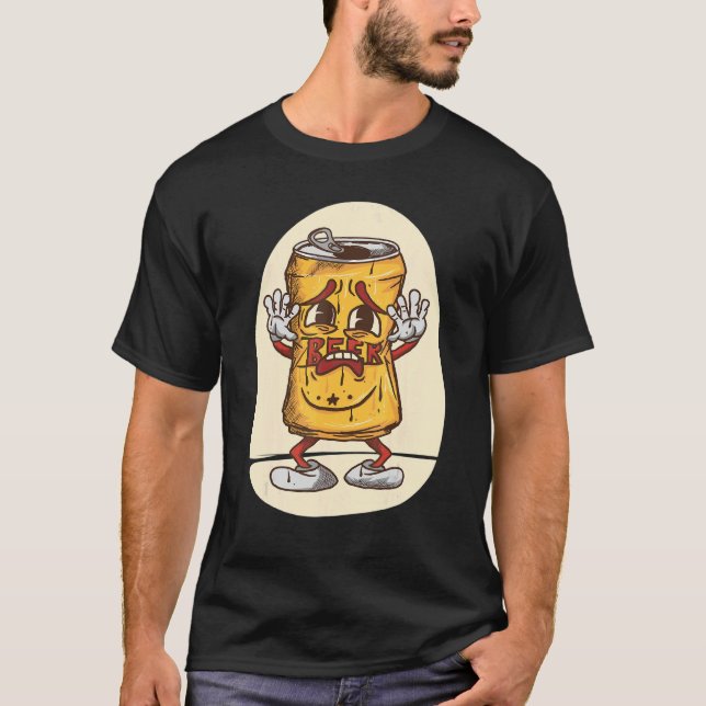 It's A Bad Day To Be A Beer   Beer Drinking 1 T-Shirt (Front)