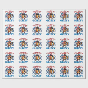 It's a Bad Day to Be a Glizzy 4th of July T-Shirt Wrapping Paper