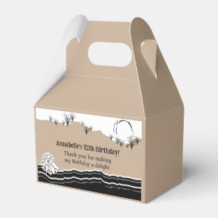 It's A Beach Party 12th Birthday Party Favor Box