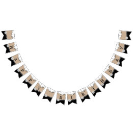  It's A Beach Party Happy Birthday  Bunting Flags