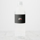 It&#39;s a Beaut Clark Graphic Classic Casual Water Bottle Label