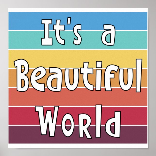 It's a Beautiful World    Poster (Front)