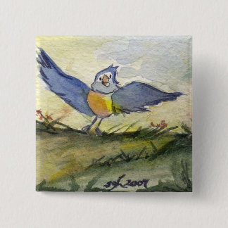 It's a Blue Bird Day Button