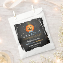 It's A Boo-y! Little Pumpkin Halloween Baby Shower Favor Bag
