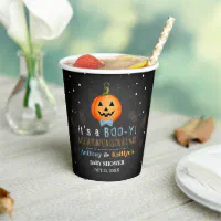 Happy Halloween Pumpkin Paper Cups Small 6 Pcs. ✰