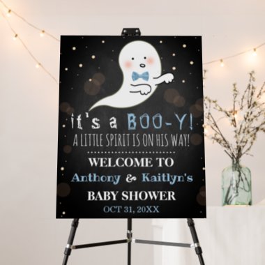 It's A Boo-y! Little Spirit Halloween Baby Shower Foam Board