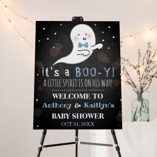 Its A Boo_y Little Spirit Halloween Baby Shower Foam Board