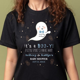 It's A Boo-y! Little Spirit Halloween Baby Shower T-Shirt