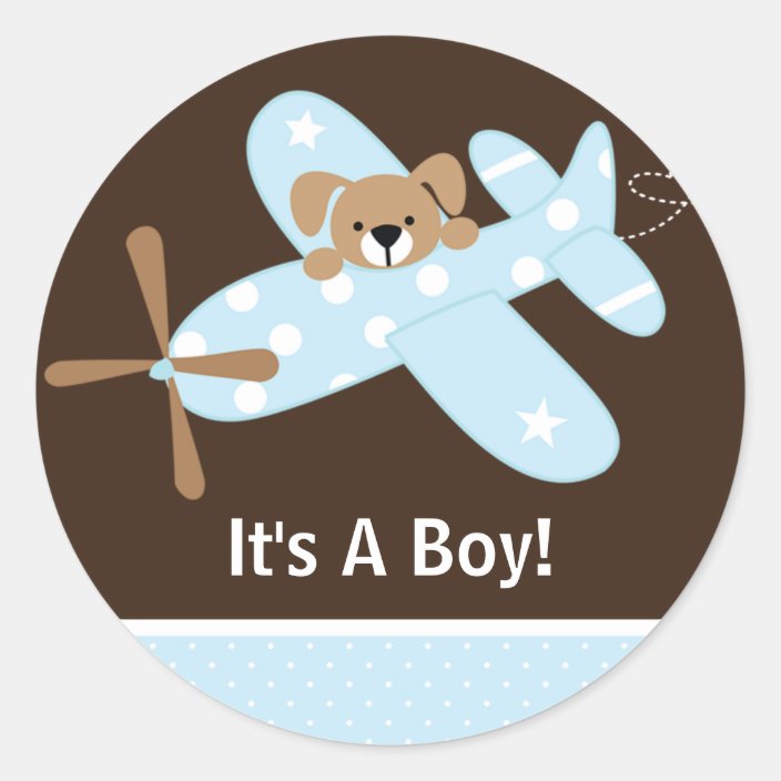 airplane baby announcement
