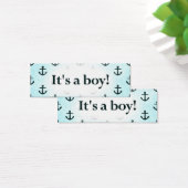 It's a Boy! Anchor Pattern Baby Blue (Desk)