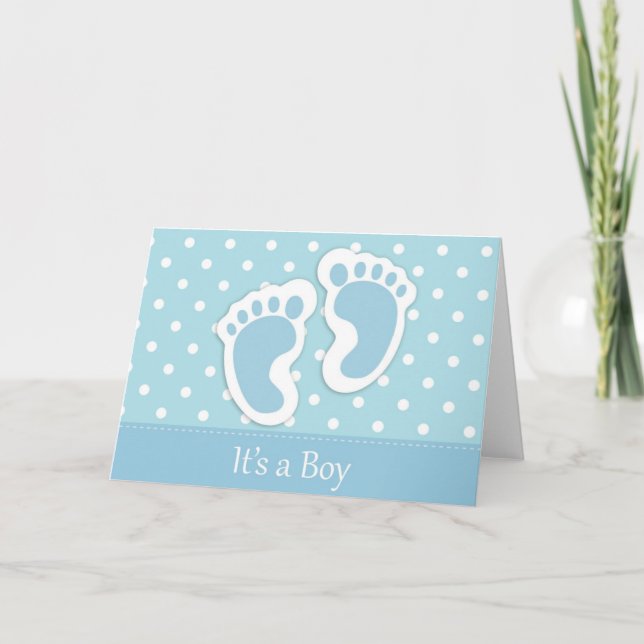 It's A Boy Announcement (Front)