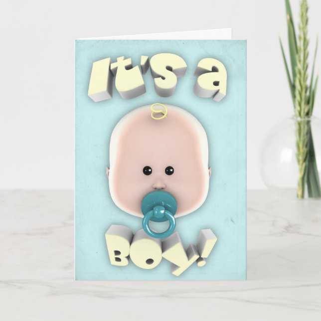 It's a boy announcement (Front)