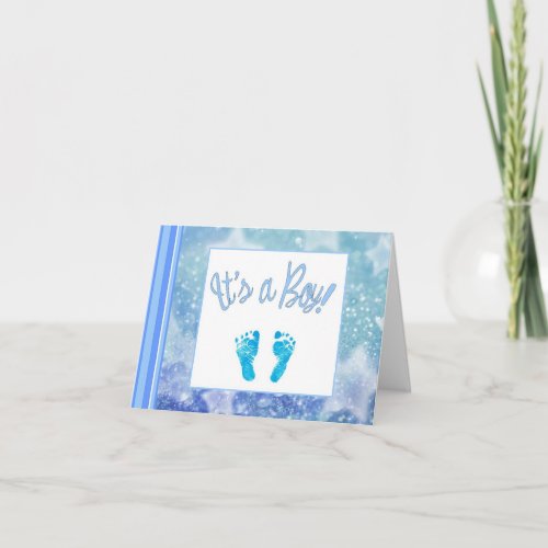 its a boy announcement