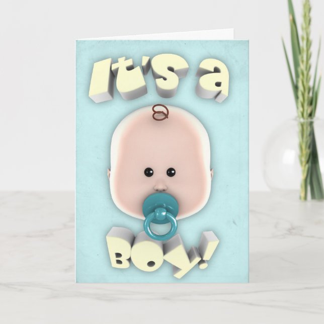 It's a boy announcement (Front)