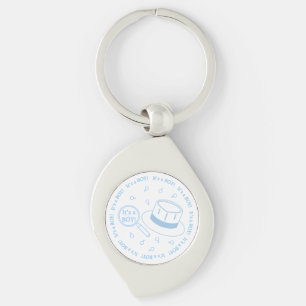 It's a Boy! announcement Keychain