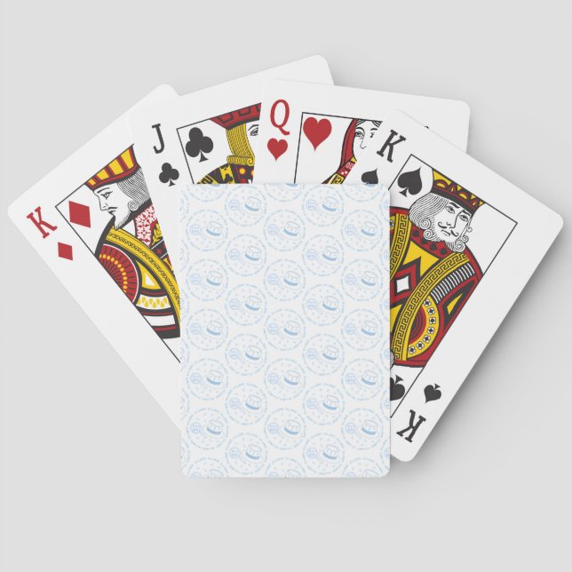 It's A Boy Announcement Poker Cards (Back)