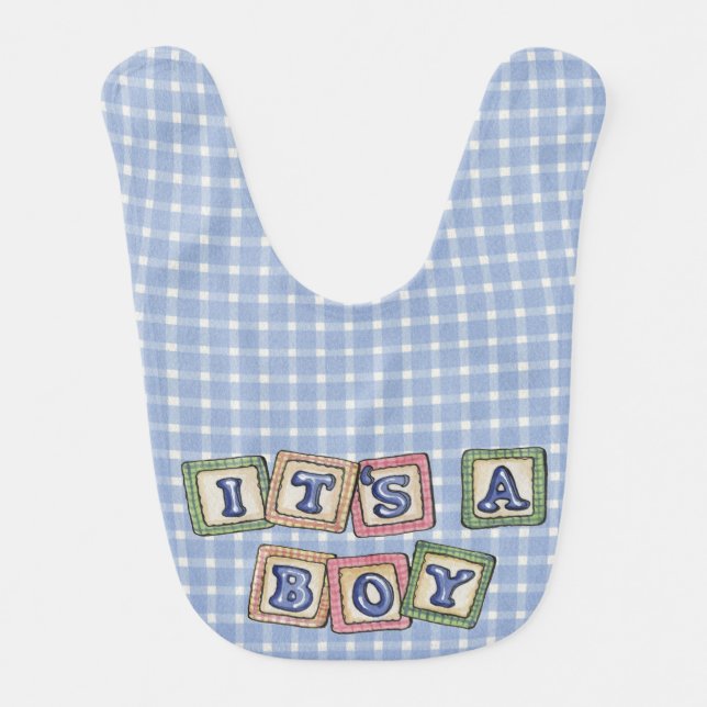 It's a Boy - Baby Bib (Front)