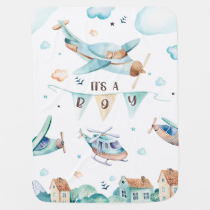 It's a boy baby blanket