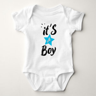It's a boy baby bodysuit