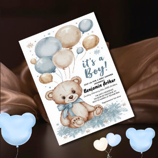 Its a Boy Baby Boy Shower Invitation