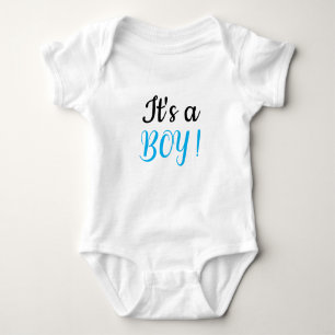 It's a boy baby gender reveal bodysuit