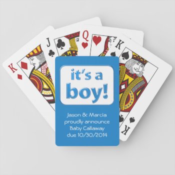 It's A Boy! Baby Gender Reveal Cards by SweetBabyCarrots at Zazzle