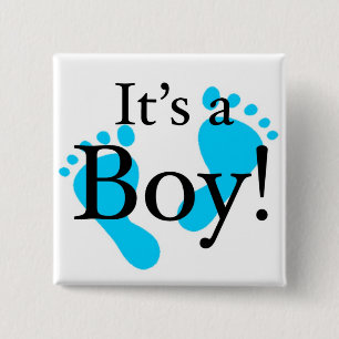 Its a Boy - Baby, Newborn, Celebration Button