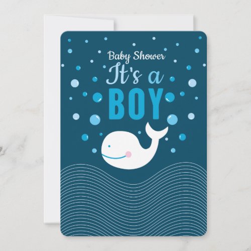 Its a boy baby shower design  invitation