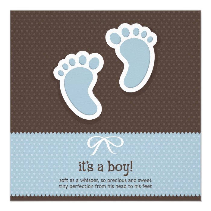 It's a Boy   Baby Shower Invitation