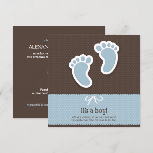 It's a Boy - Baby Shower Invitation | Zazzle