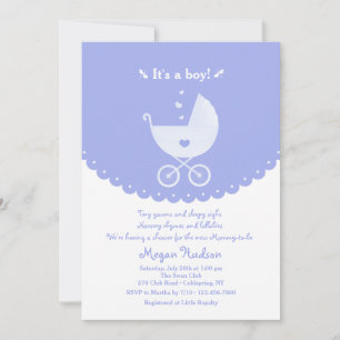 It's A boy Baby Shower Invitation